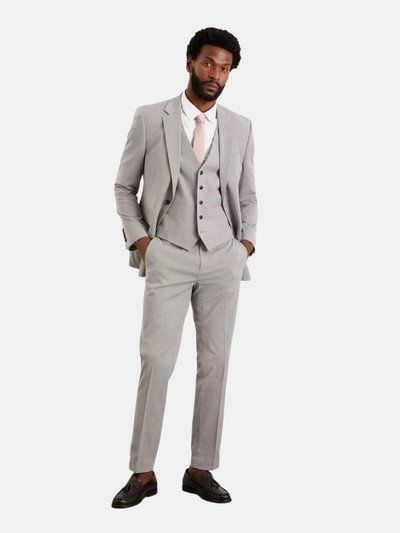 Burton Mens Essential Slim Suit Trousers - Light Grey product