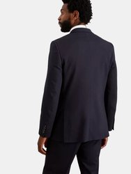 Mens Essential Tailored Suit Jacket - Navy