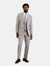 Mens Essential Tailored Suit Trousers - Light Grey - Light Grey