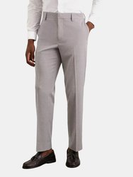 Mens Essential Tailored Suit Trousers - Light Grey