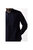 Mens Faux Wool Bomber Jacket - Navy