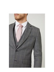 Mens Herringbone Slim Suit Jacket