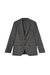 Mens Highlight Checked Slim Suit Jacket - Gray/Blue