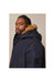 Mens Hooded Heavyweight Plus And Tall Parka - Navy