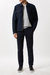 Mens Hybrid Quilted Nylon Collared Jacket - Navy