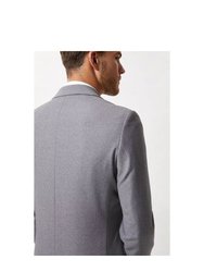 Mens Limited Edition Football Slim Suit Jacket - Gray