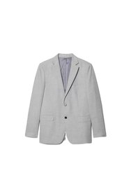 Mens Marl Slim Suit Jacket - Mid Grey