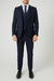 Mens Micro-Stripe Slim Suit Jacket - Navy