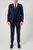 Mens Micro-Stripe Slim Suit Jacket - Navy