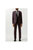 Mens Micro Textured Skinny Suit Jacket - Burgundy