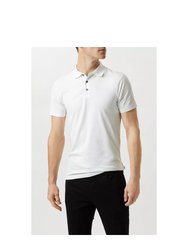 Mens Muscle Polo Shirt - White