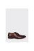Mens Oxford Leather Brogues Shoe - Burgundy
