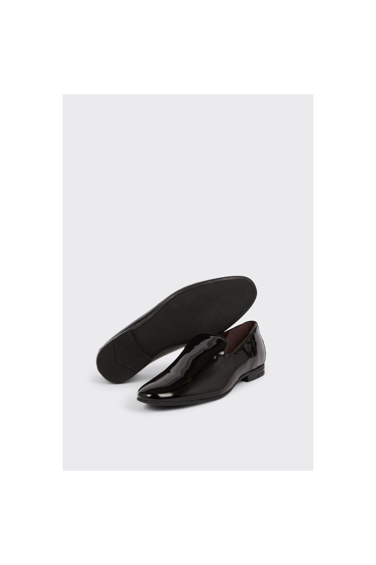 Mens Patent PU Loafers