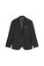 Mens Performance Single-Breasted Slim Suit Jacket - Black