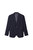 Mens Performance Single-Breasted Slim Suit Jacket - Navy