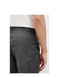 Mens Plain Straight Jeans