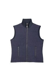 Mens Quilted Funnel Neck Vest