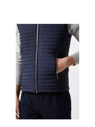 Mens Quilted Funnel Neck Vest