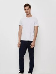 Mens Rinse Slim Jeans - Dark Blue