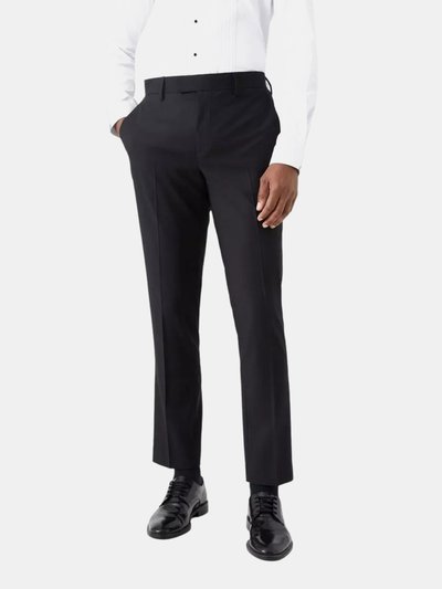 Burton Mens Skinny Tuxedo Trousers - Black product