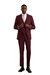 Mens Slim Suit Jacket - Burgundy