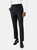 Mens Slim Tuxedo Trousers - Black