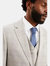 Mens Textured Check Tailored Suit Jacket - Gray