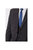 Mens Textured Slim Suit Jacket - Charcoal