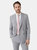 Mens Textured Slim Suit Jacket - Gray