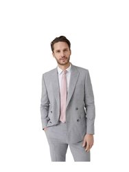 Mens Textured Slim Suit Jacket - Gray