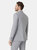 Mens Textured Slim Suit Jacket - Gray