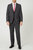 Mens Textured Tailored Suit Jacket - Charcoal