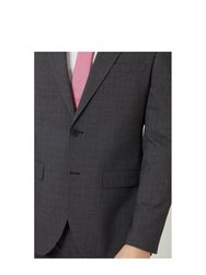 Mens Textured Tailored Suit Jacket