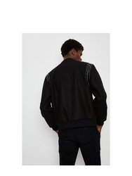 Mens Tonal Regular Varsity Jacket