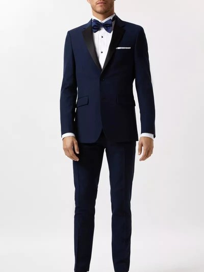 Burton Mens Tuxedo Skinny Suit Jacket - Navy product