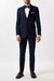 Mens Tuxedo Skinny Suit Jacket - Navy - Navy