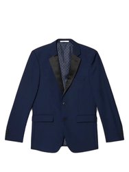 Mens Tuxedo Skinny Suit Jacket - Navy