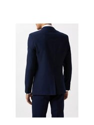Mens Tuxedo Skinny Suit Jacket - Navy