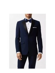 Mens Tuxedo Skinny Suit Jacket - Navy