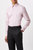 Mens Two Tone Textured Slim Formal Shirt - Pink - Pink