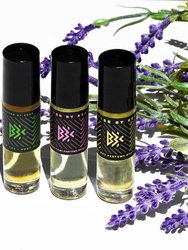 Three Essentials All Day Perfume Body Oil Trio - Floral, Spice, Fresh and Clean