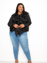 Cascade Ruffle Shirt