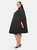 Pleated Cape Dress