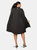 Pleated Cape Dress