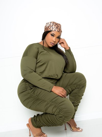 Buxom Couture Ruched Lounge Set product