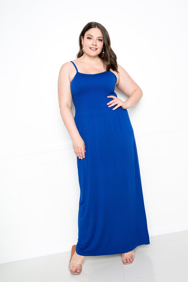 Seamless Cami Dress - Royal Blue