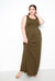 Seamless Tank Dress - Olive Green