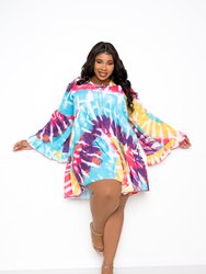 Tie-Dye Tunic Dress