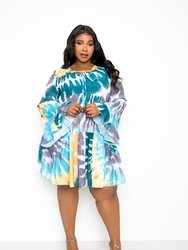 Tie-Dye Tunic Dress