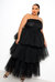 Tiered Tulle Tube Dress